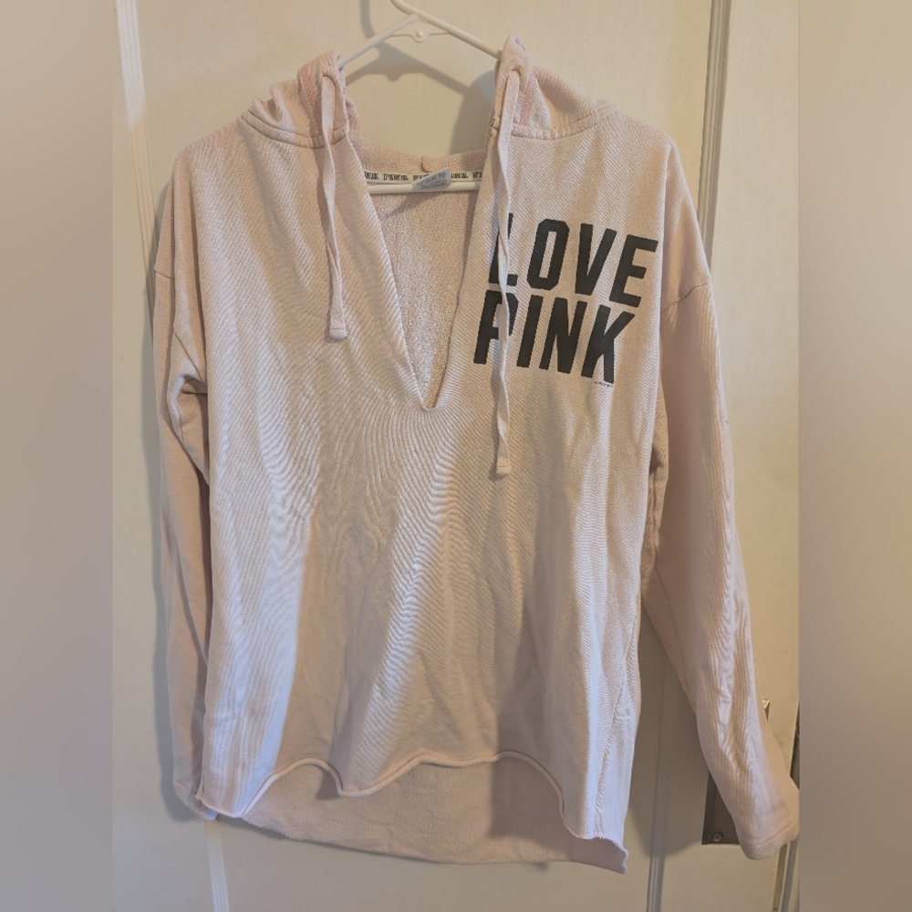 PINK Victoria's Secret V-Neck Sweater - Baby Pink